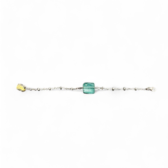 Source Unknown Jewelry - Silver Sea Glass Bracelet